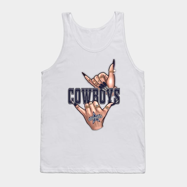 Cowgirl Hands Tank Top by Sazzy's